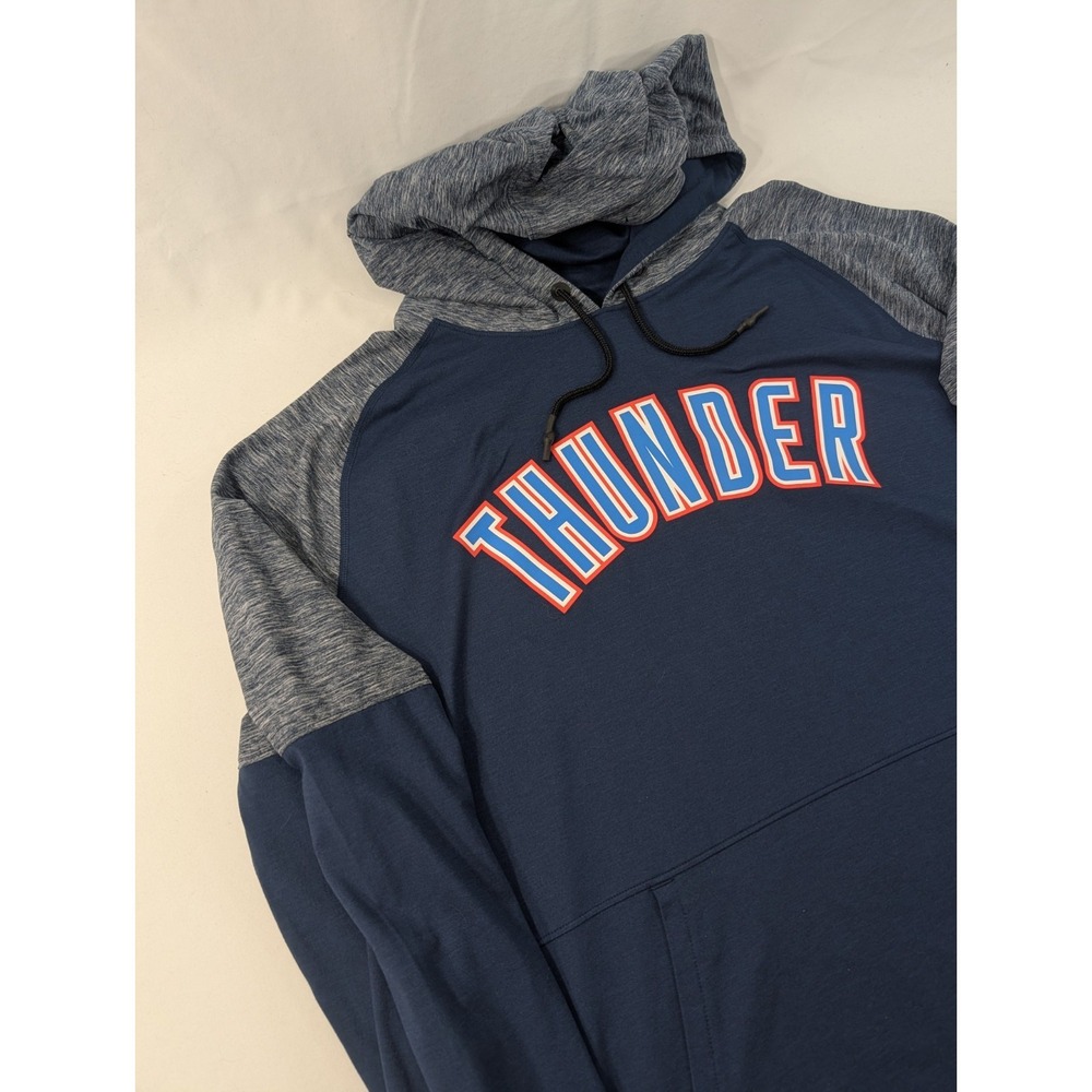 Fanatics Midweigh 3XL NBA Apparel Oklahoma City Thunder Hoodie Kangaroo Pockets - Picture 2 of 8
